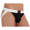 Burn - 004 Jock Noir Brillant / Blanc L